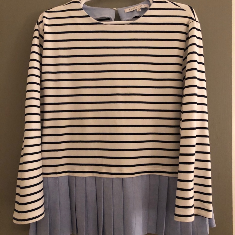 Tuckernuck Nautical Peplum Top